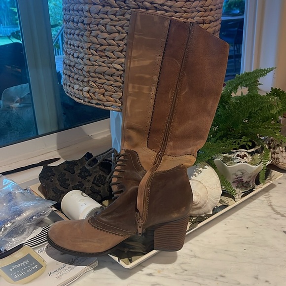 For Bella!!!    Anthropologie Tara Saddle Boots By Farylrobin - Picture 11 of 16